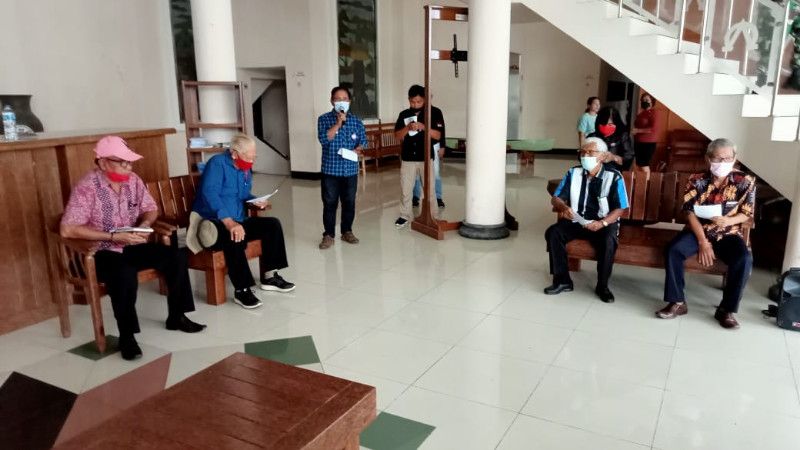 BPMS Tidak Muncul, GPG Gelar Ibadah Penghayatan Yesus di Kantor Sinode GMIM
